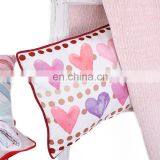 Heart Printed Pillowcase Square Throw Pillow Case Cover 30x50cm Polyester for Valentine's Day thumbnail-7