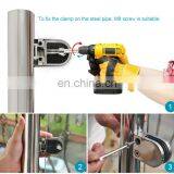 Handrail Post Balustrade Pillar Stair Railing Stainless Steel D Shape Glass Clamp Fittings thumbnail-7