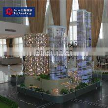 Office Building Architectural Scale Model Maker of Residential Apartments With Led Light For Sale thumbnail-1