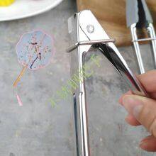 Small High Temperature Resistant Silicone Clip Stainless Steel Barbecue Bread Clip Stainless Steel Barbecue Bread Clip Kitchenware Kitchen Hardware Food Clip thumbnail-5