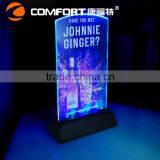 High Quality Illuminated Clear Plastic Led Menu Covers thumbnail-4
