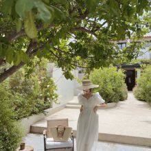 White Tea Skirt ~ New Design Sense of Thin Waist Temperament Mid-length Dress thumbnail-3