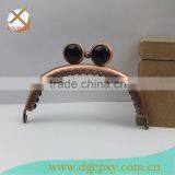 New Arrival 8.5*4.5cm Red Antique Brass Metal Purse Frames