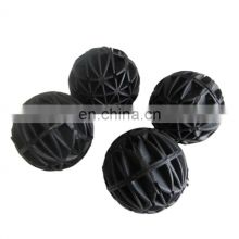 Wastewater treatment random plastic media gas-liquid separation absorption tower packing metal stainless steel bio packing ball