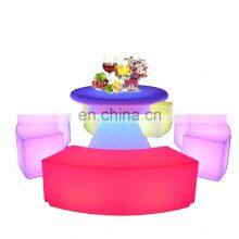 Bar Stool Led Table Chair Glowing Outdoor Nightclub Useled Luminous Remote Control Furniture Bar LED Stools Round Cylinder Table