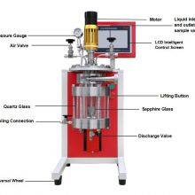 Liftable 2000ml Sapphire High Pressure Glass Reactor thumbnail-3