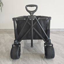 Hot Sale Folding Wagon Utility Beach Cart Outdoor Camping Wagon Collapsible Hand Trolley thumbnail-3