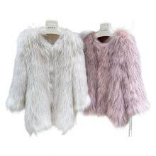 Fashion Internet Celebrity Real Hair New Raccoon Wool Fur Coat for Women in Autumn and Winter Mid-length Coat thumbnail-3