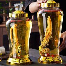 Ginseng & Medicinal Liquor Glass Jar With Tap - 3 Sizes (5/4/3 Liters Capacity), Ideal for Infusing Ginseng/Medicinal Wines & Display thumbnail-2