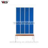 4 Door Clothing Steel Locker/metal Wardrobe Cabinets thumbnail-2