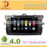 8inch Android 4.0 Car 2 Din Dvd for Toyota Corolla 2006-2011