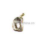 Pendant, PTP-A171 Natural Precious Gem Stone Agate Gold Pendant Necklace, Fashion Pendant Jewelry Wholesale thumbnail-5