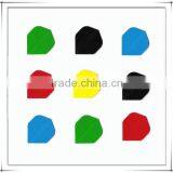 Green/Black/Blue/Red/Yellow Soild Color Dart Flights /Dart Wings