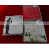 Common Greeting card with pvc box