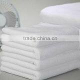 100% Cotton White Hotel Bath Towels 30*30cm 100g 21s