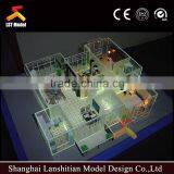 Real Estate Interior Model Apartment Model With Lighting System Display thumbnail-2