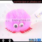 hot sell promotional gift plush Pom pom wuppie toy with ribbon