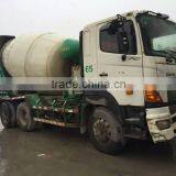 Used Condition Concrete Mixer HINO 500 700 Truck Mixer for Sale 10cbm 9cbm