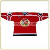 100% Polyester Air Knit Custom Training Sublimation Print Ice Hockey Jerseys/practice Jersey for Team Fans