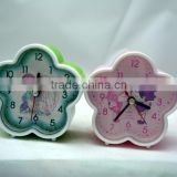 flower design plum blossom shaped ABS alarm clock for promotion