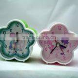 Flower Design Plum Blossom Shaped ABS Alarm Clock for Promotion