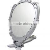Single Side Foldable Portable Handheld Makeup Hollywood Mirror thumbnail-1