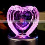 Newest Design Crystal Heart Shape Photo Frame thumbnail-3