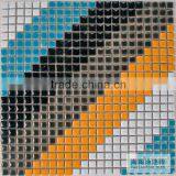 Green Min10*10mm Glazed Pool Ceramic Mosiac for Swimming Pool thumbnail-5