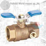 Leed-free Full Port Bronze Ball Valve with Drain