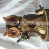 Polyresin Owl Solar Light