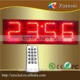 7segment DIP brightness adjustable 5'' Red LED digital timing clock or countdown timer