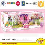Fashion Carriage Toy Plastic Horse Carriage With Doll and Sofa thumbnail-3