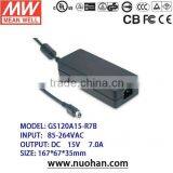 Meanwell 120W AC-DC Single Output Desktop ac Switching Power Supply