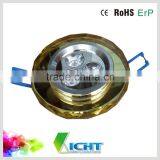 Crystal Material Led Downlight Ring LED Ceiling Lamp Housing thumbnail-4