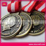 Souvenir Custom Marathon Running Gold Metal Sport Medal