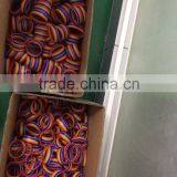 Wholesale Fashion Gifts 1/2 Inch Silicone Tricolors Stripe Colors 6 Layers Rainbow Gay Pride Flag Wristband thumbnail-2