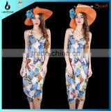Fashion summer butterfly printed bali beach sarong