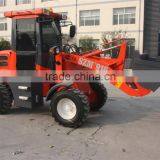 Farm Tractor 1t Mini Wheel Loader With Joystick and Air Condition for Sale thumbnail-2
