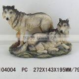Wild Animal Ornaments Polyresin Wolf thumbnail-4