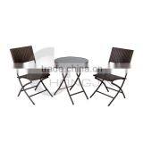 Garden Furniture Folding Bistro Set of 3 thumbnail-2