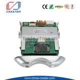 Chip card reader with RS232 USB interface for ATM kiosk