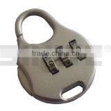 3-digit Combination Zinc-alloy Security Pad Lock for Luggage and Bag thumbnail-1