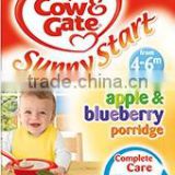 Cow&Gate apple blueberry porridge 6x125g