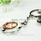 Multicolor Crystal Glass Keychain for Holiday Gifts or Decoration
