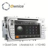 Android 4.4 up to Android 5.1 Ownice C180 Car Audio Player for Ford Focus Mondeo S-MAX 800*480 Support OBD thumbnail-1