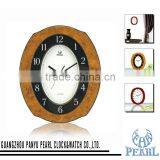 Pearl Quartz Sweep Wooden Wall Clock PW906 thumbnail-1