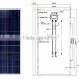 150w Poly Solar Panel With 17%+ Efficiency and Competitive Price