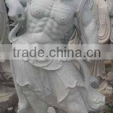Outdoor China Natural Grey Stone Figure Carving
