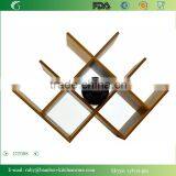 DT008/ Perfect for a Classy Gift Bamboo Wooden Wine Bottle Rack Table Standing Top Storage thumbnail-4