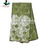 Haniye JLQ20-1/Newest African Net Lace With Sequins High Quality African Tulle Lace Fabric thumbnail-5